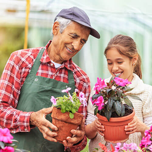 grandfather with beneficiary