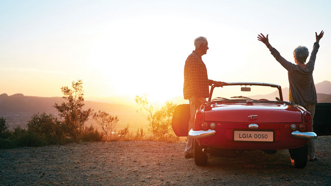 couple enjoying retirement