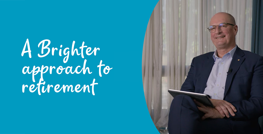 Video of David Koch and Jen McSpadden discussing retirement