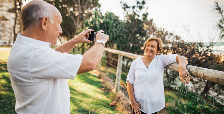 retired couple