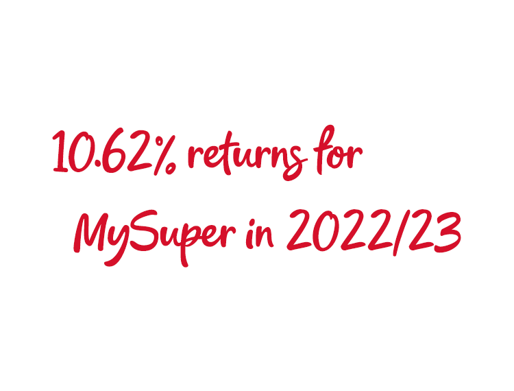 10.62 percent returns for MySuper in 2022-23