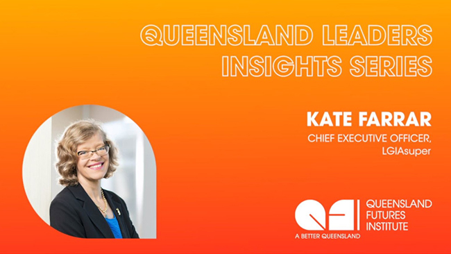 Kate Farrar talks to QFI